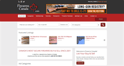 Desktop Screenshot of firearmscanada.com
