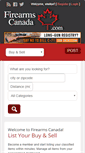 Mobile Screenshot of firearmscanada.com