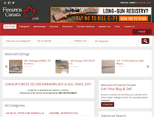 Tablet Screenshot of firearmscanada.com